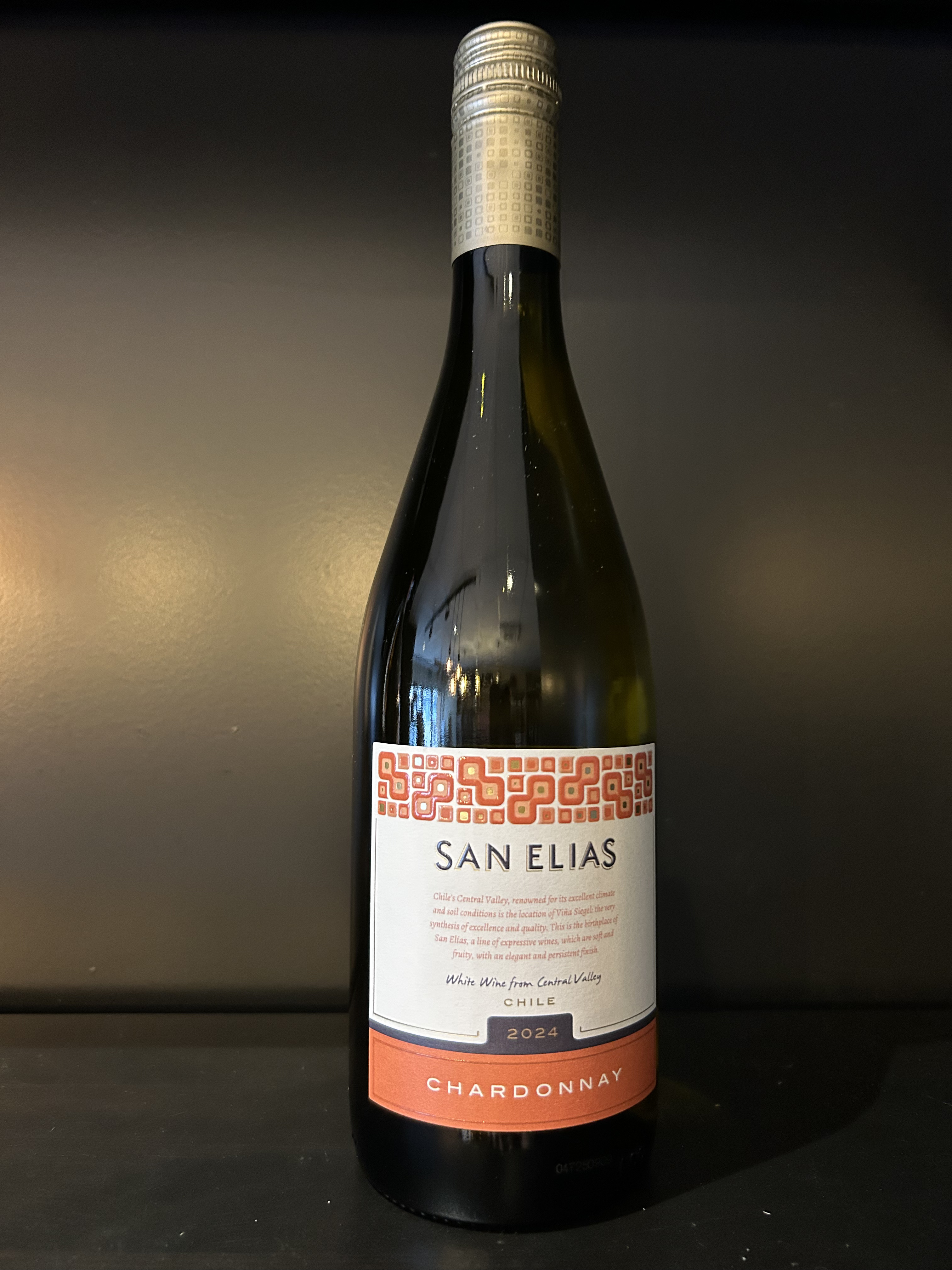 UW17SE San Elias Chardonnay - Wit - Chardonnay - Central Valley - Chili  san elias